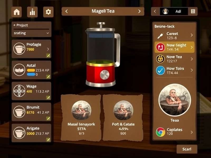 Masala Tea Magnate Pro Game Screenshot
